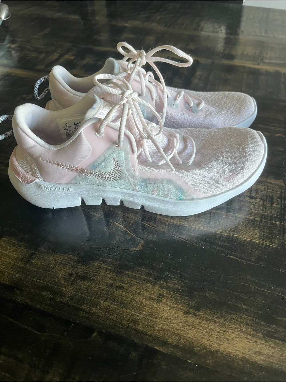 Nike Women's Light Pink Athletic Running Shoes